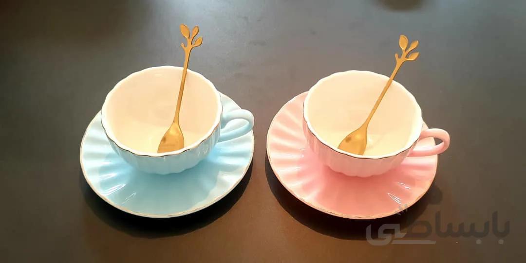 لیوان بشقاب دار کنگره ای