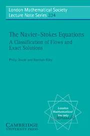 دانلود کتاب The Navier-Stokes Equations A Classification of Flows and Exact Solutions - Orginal Pdf