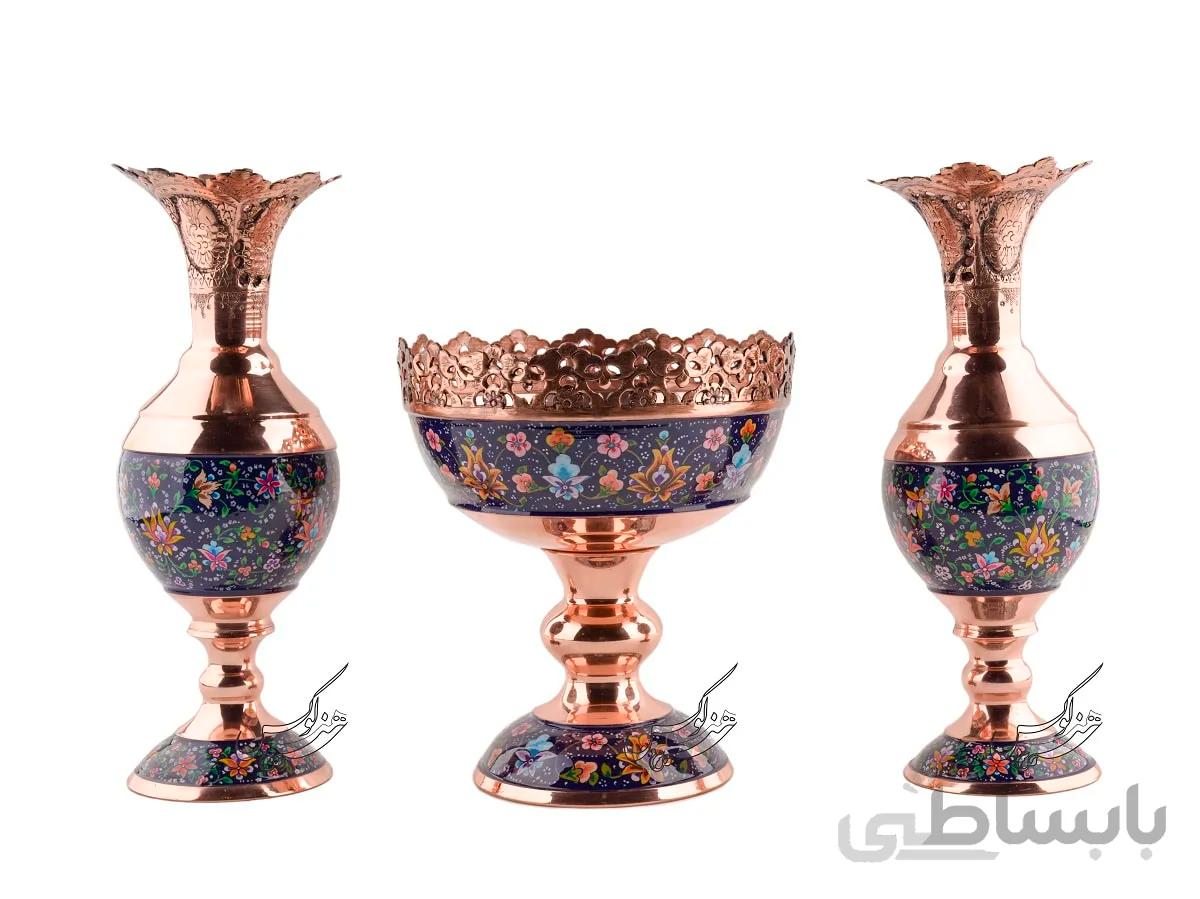 ست آجیل خوری و سنبلدان مس و پرداز