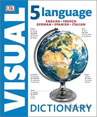دیکشنری پنج زبانه تصویری ویژوال 5 Language Visual Dictionary English, French, German, Spanish, Italian
