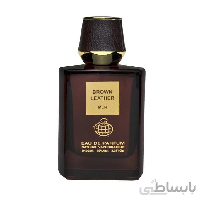 ادو پرفیوم مردانه فراگرنس ورد مدل Brown Leather حجم 100 میلی لیتر ا Fragrance World Brown Leather Eau De Parfum For men 100ml