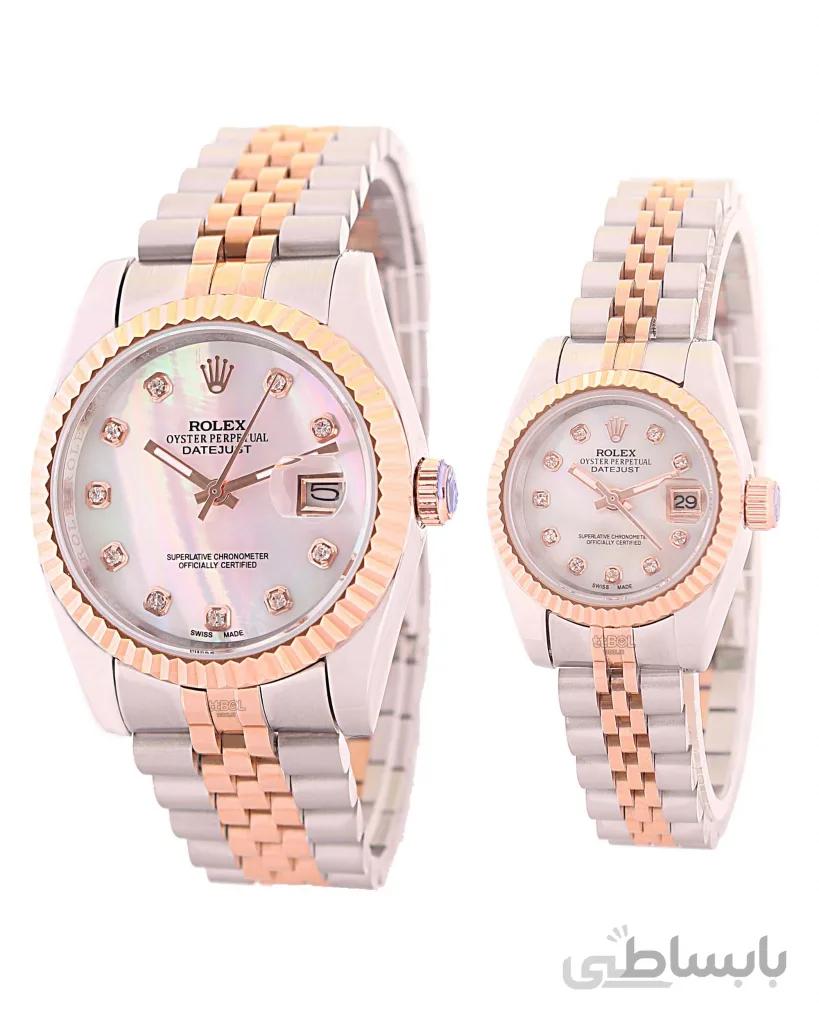 ساعت مچی ست رولکس ROLEX DATE JUST SET 16233W SET