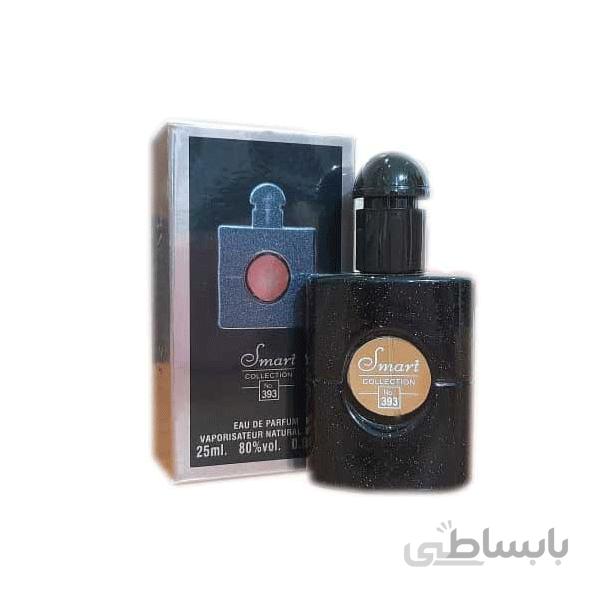 عطر جیبی زنانه بلک اوپیوم اسمارت کالکشن مدل Black Opium کد 393 حجم 25 میلی لیتر