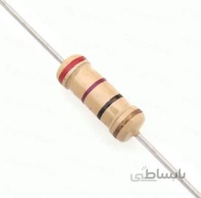 RESISTOR 2W 27R %5 – مقاومت ۲ وات۲۷ اهم ۵% کربنی