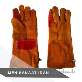 دستکش چرمی جوشکاری ساق بلند