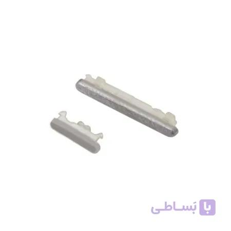 دکمه پاور و ولوم سامسونگ SAMSUNG S3 / I9300 نقره ای