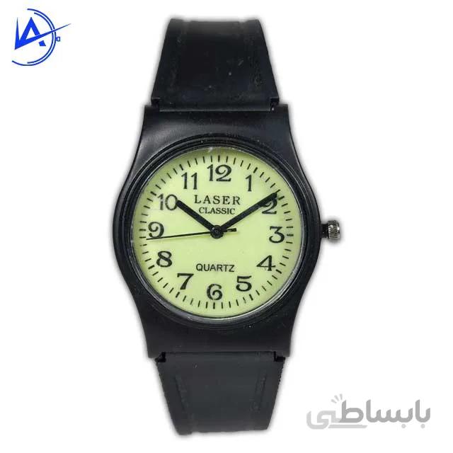 ساعت مچی مردانه LASER ضد اب مشکی کد 14083