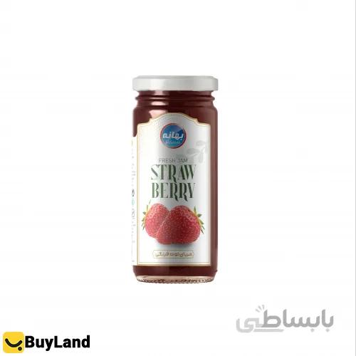 مربا توت فرنگی 600 گرم بهانه ا Bahaneh Strawberry Jam 600gr