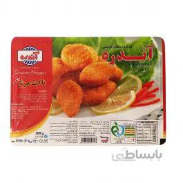 ناگت مرغ 70 درصد آندره وزن 500 گرم