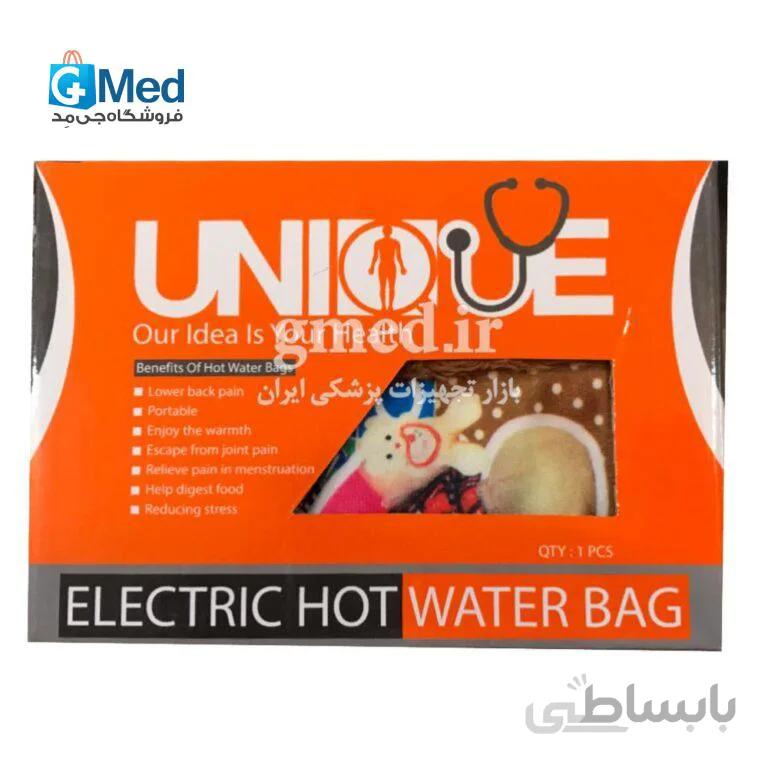 کیسه آب گرم برقی طرح دار یونیک unique مدل electric hot ساخت ایران
