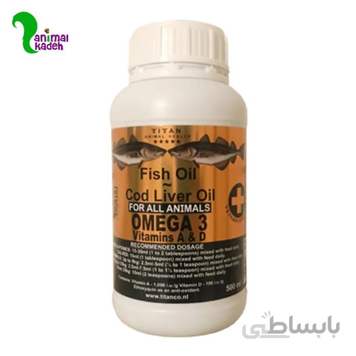 روغن کبد ماهی کاد – تایتان برای سگ و گربه – Titan Fish Oil