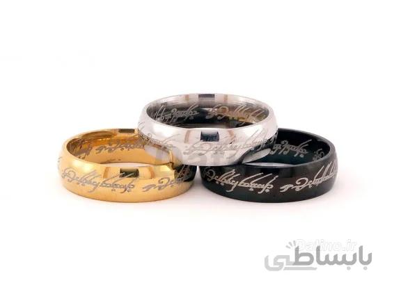 حلقه و گردنبند یگانه ارباب حلقه ها ساده حکاکی لیزری-Toxic.R.6.1