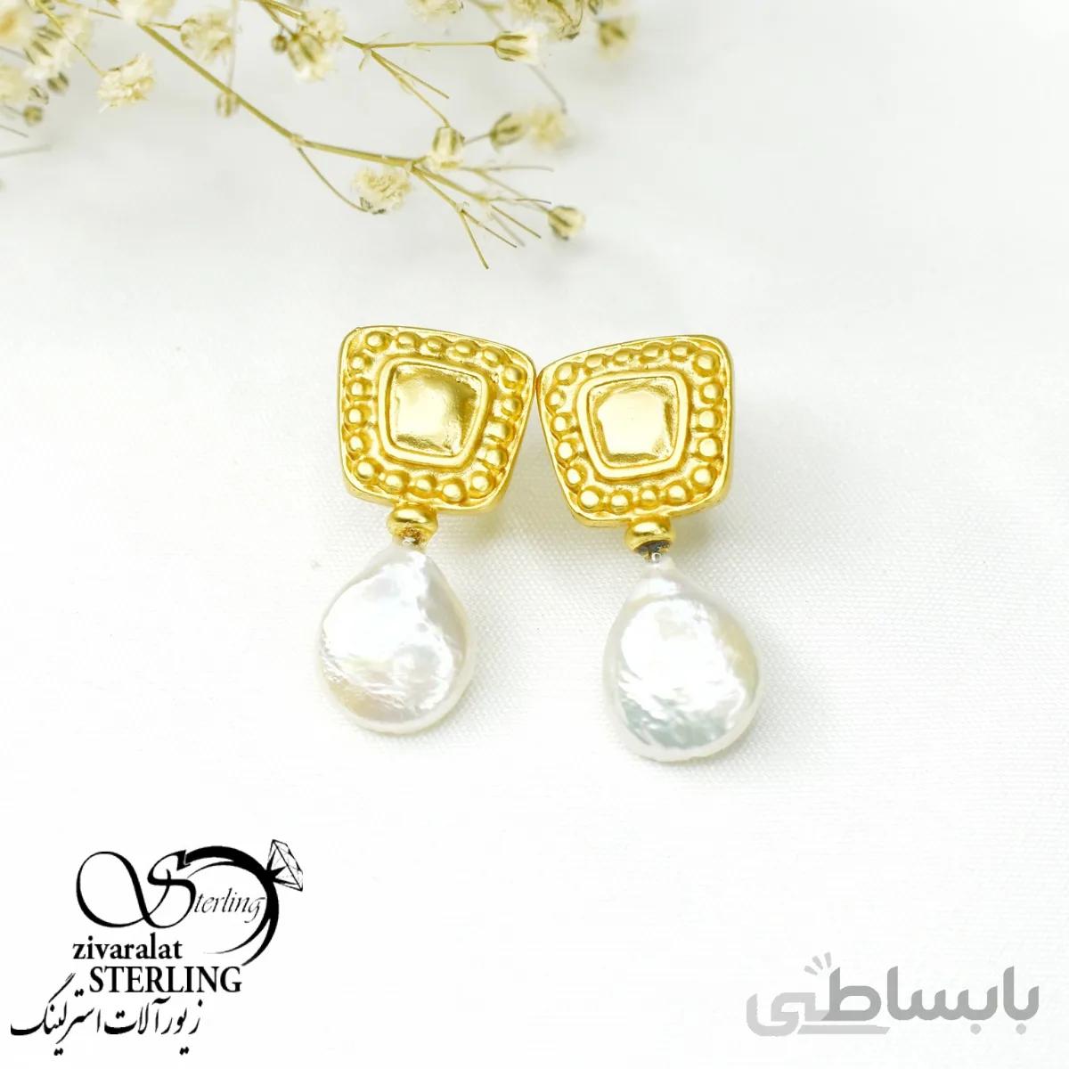 گوشواره ترک دست ساز زنانه کد 6059