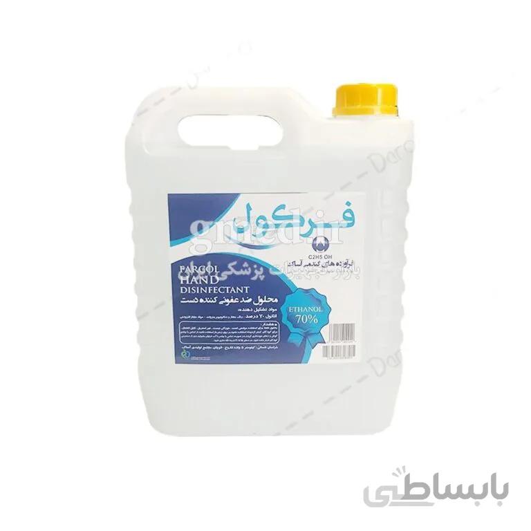 محلول ضدعفونی دست فرکول آساک ASAK لیتری 3.6 ساخت ایران