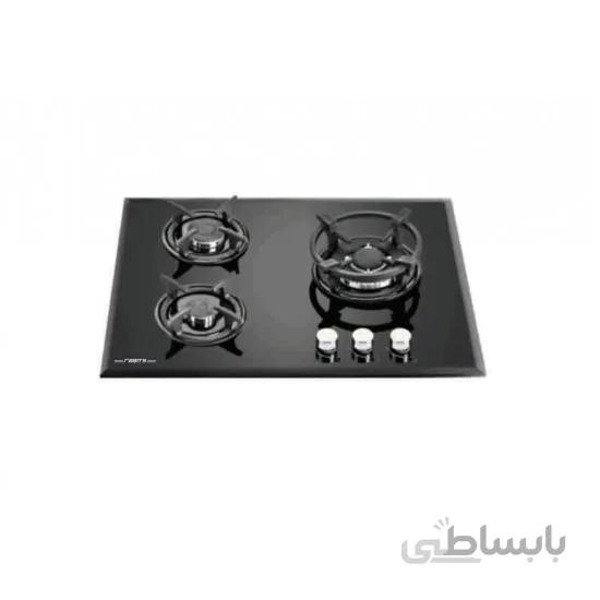 اجاق گاز 60 سانت شیشه مشکی رابیتس مدل RG-351
