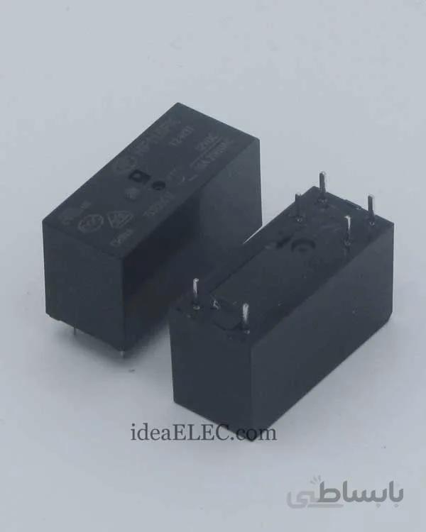 رله هنگفا 12 ولت 16 آمپر 6 پین مدل HONGFA HF115FK-12-H3T