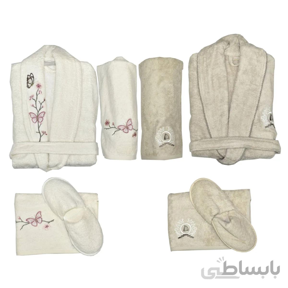 سرویس حوله پالتویی 8 تکه دانتلا ویتا کد 87774
