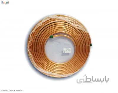 لوله مسی کلاف سایز 16 - 5/8 اینچ کد 30-0 بابک 15 متری
