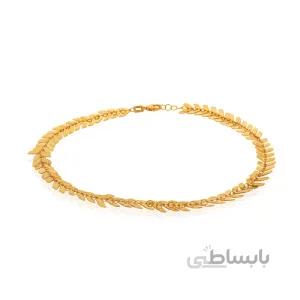 پابند طلا طرح هندسی کد LA716