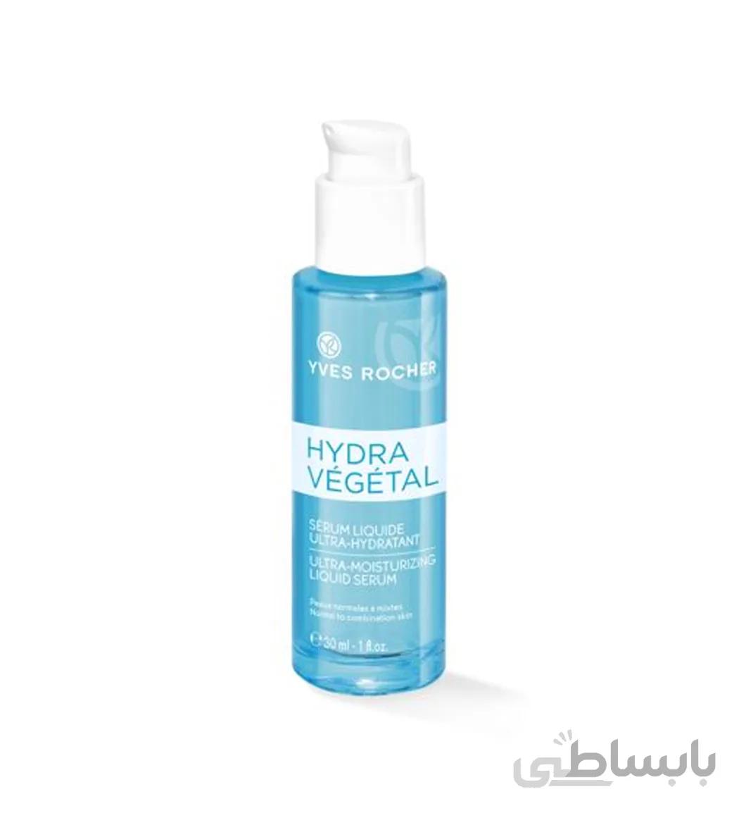 سرم ضد خشکی و آبرسان قوی صورت مدل Hydra Vegetalحجم 30 میل ایوروشه ا yves rocher hydra vegetal serum