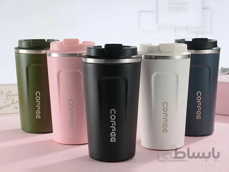 تراول ماگ کافی 380 میل | Coffee travel mug 380 mil