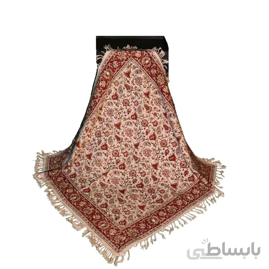 سفره قلمکاری کرم کهنه نما ممتاز برند ممتاز اصفهان