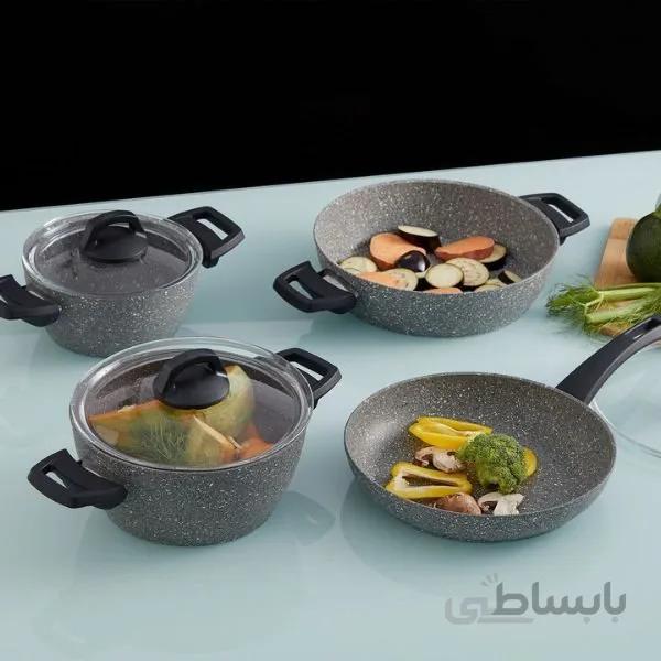 سرویس قابلمه 7 پارچه کاراجا Gris