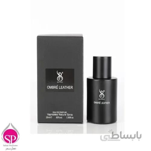 عطر جیبی برندینی Brandini مدل Ombre Leather حجم 25 میلی لیتر
