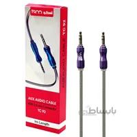 کابل TSCO TC92 AUX 1m با روکش فلزی