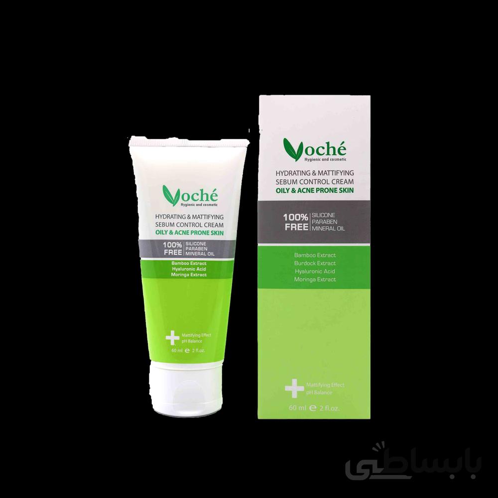 کرم آبرسان وچه مناسب پوست های خشک و معمولی حجم 60 میل ا Voche Hydrating Regenerating Silky Dry & Normal Skin Cream 60 ml