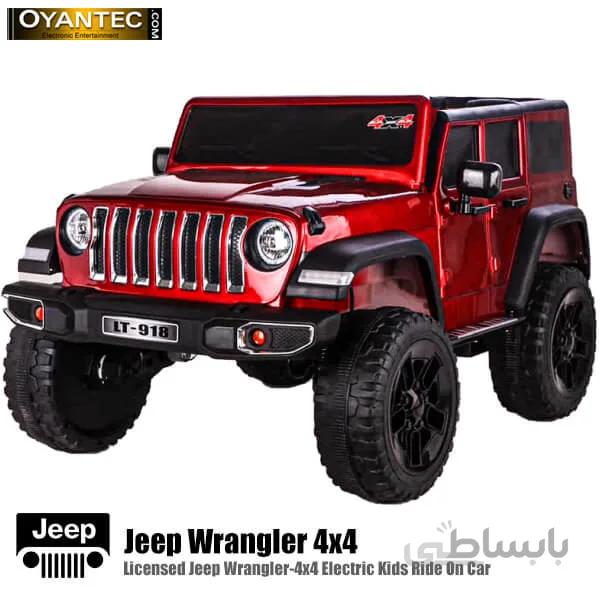 ماشین شارژی دو نفره جیپ رانگلر ا Jeep Wrangler two-seater rechargeable car