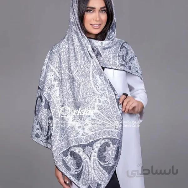 روسری مجلس زیبا نخی درجه یک زیبا