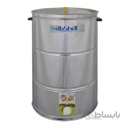 ماشین کره‌گیر سطلی استیل آبشار موتور بزرگ مدل K80B تایمردار