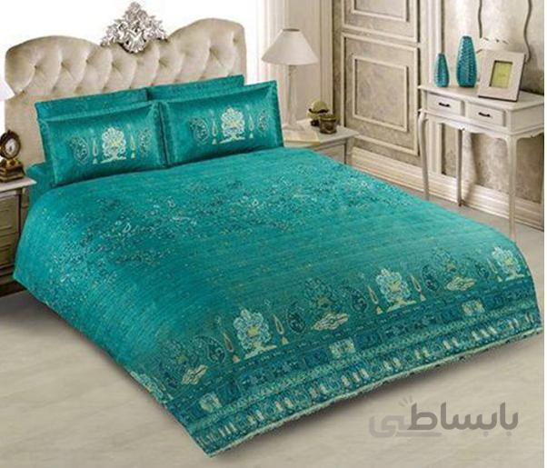 لحاف یکنفره تک ساتن طرح کاترین