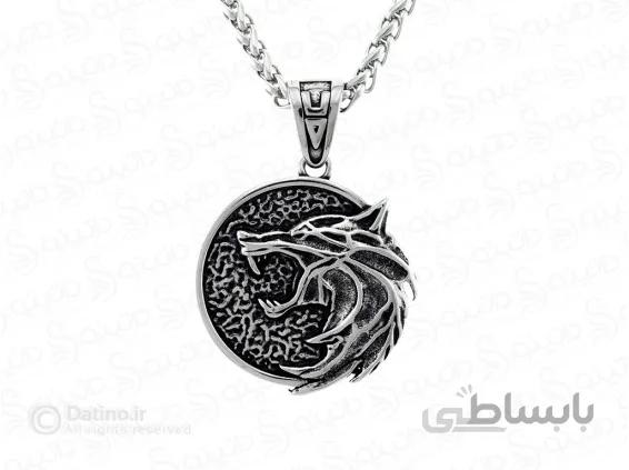 گردنبند استیل مدالیون گرالت ویچر 12177
