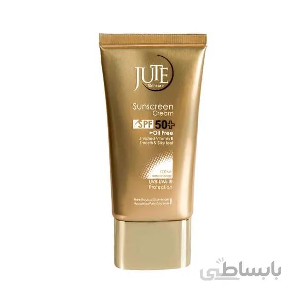 کرم ضد آفتاب بی رنگ ژوت مدل Cosmetics spf 50 حجم 40 میلی لیتر