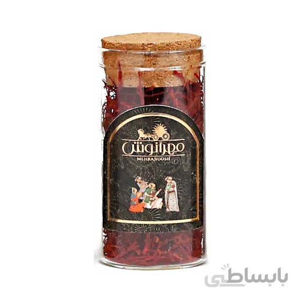 زعفران شیشه ای 1 مثقالی مهرآنوش