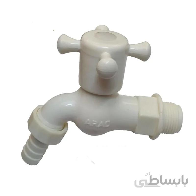 شیر حیاطی نیم دور دسته سکانی مدل خزر ا yard tap