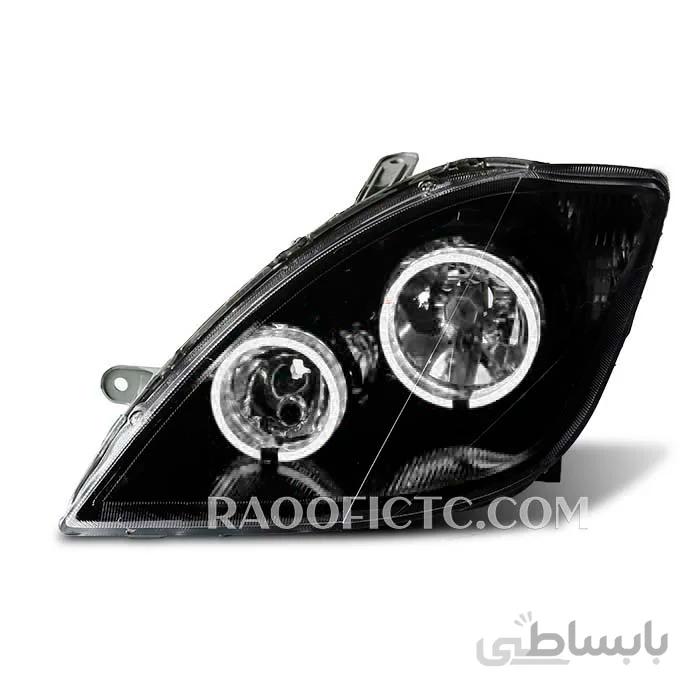 چراغ جلو تیبا طرح گلس سفید