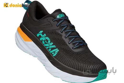 کفش هوکا باندی 7 اورجینال رانینگ و پیاده روی Hoka One One Bondi 7 1110518-BATL ا Original running and walking shoes Hoka One One Bondi 7 1110518 BATL
