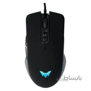 ماوس سیمی گیمینگ کرون مدل CMGM-X9 ا Crown Micro Wired Gaming Mouse - Black | CMGM-X9
