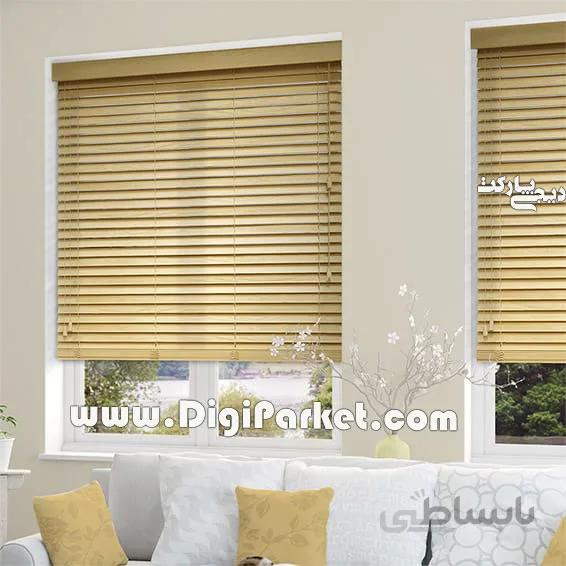 پرده کرکره چوبی ۲.۵ سانتیمتری کد 251 خوش سایه