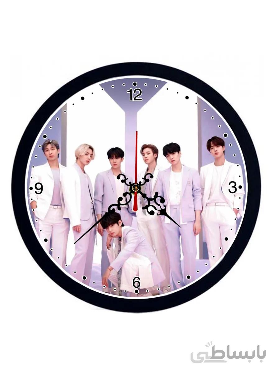 ساعت دیواری طرح گروه بی تی اس bts
