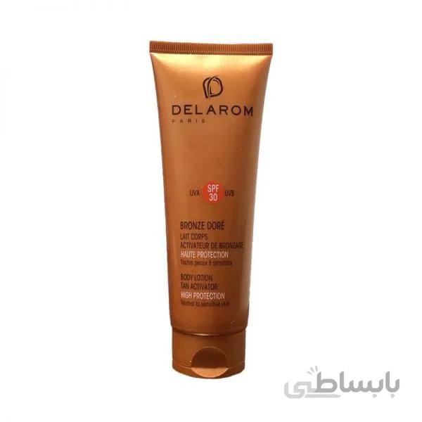 لوسیون اوتو برنز ضد آفتاب دلارم Delarom با SPF 30