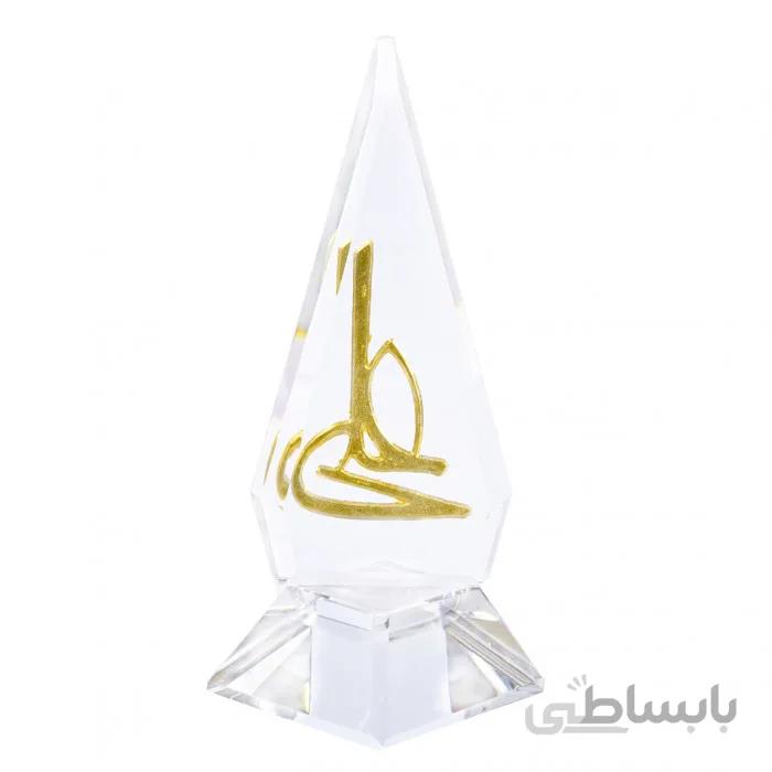 تندیس کریستال طلاکوب طرح نام علی کد CES03B