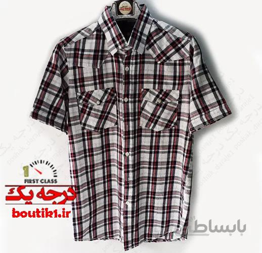 پیراهن آستین کوتاه نخ پنبه 2 رنگ