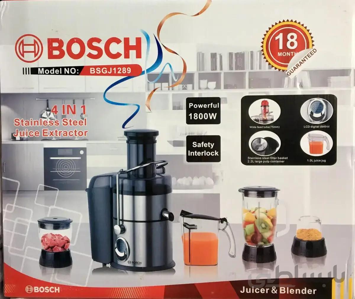 آبمیوه گیری چهار کاره لمسی BOSCH