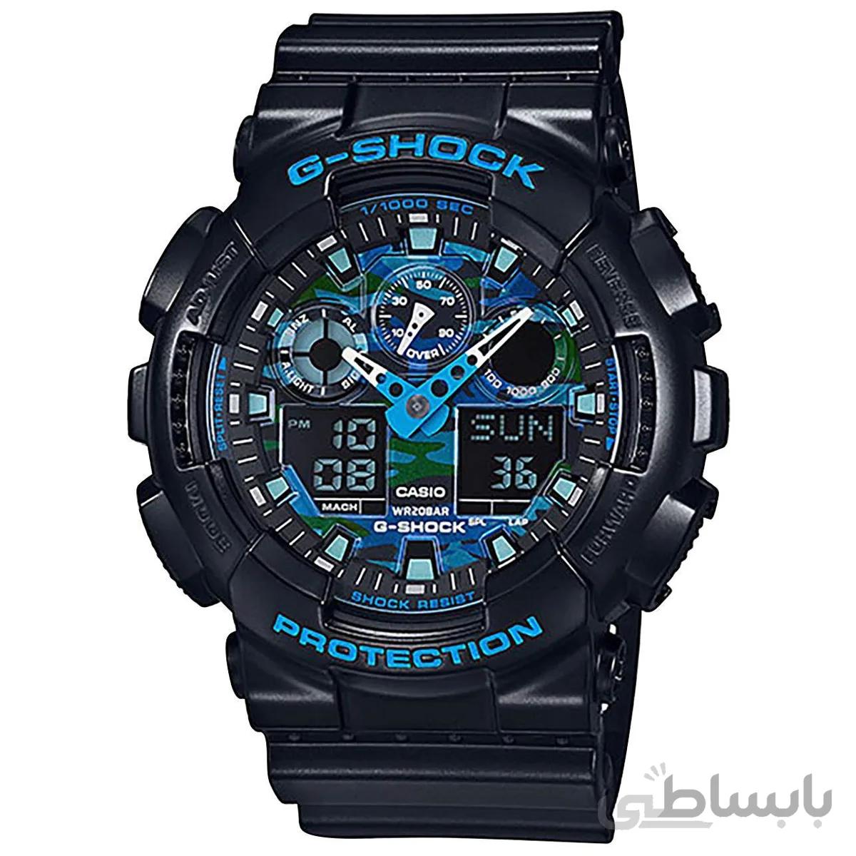 ساعت مچی مردانه کاسیو جی شاک مدل GA-100CB-1A ا GA-100CB-1A