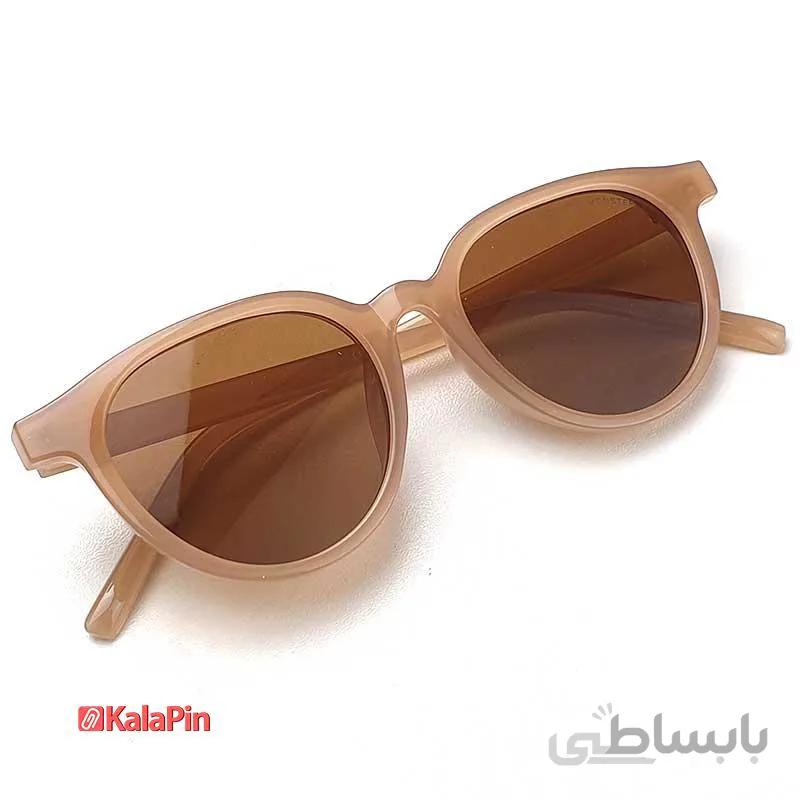 عینک جنتل مانستر GENTLE MONSTER بیضی UV400 نسکافه ای
