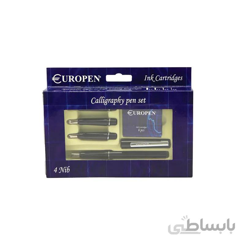 ست خوشنویسی یوروپن مدل 4 NIB مشکی